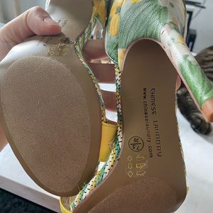 Floral Chinese Laundry Pumps